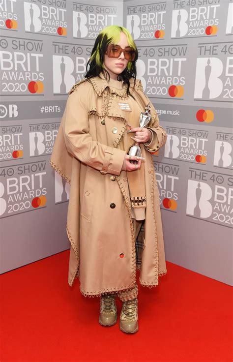 billie eilish in burberry|billie eilish burberry logo.